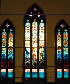 "Allen Window" of First Church of Christ, Congregational, Pittsfield (facing Park Square)