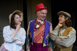 Kelley Curran, Jonathan Epstein, and Merritt Janson in Shakespeare & Company's production of 'As You Like It'