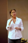 Maura Tierney in 'Three Hotels' at WTF (photo T. Charles Erickson)