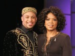 Joshua Nelson with Oprah