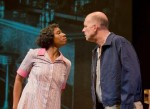 Aisha Hinds and John Bedford Lloyd in 'Best of Enemies' (photo by Kevin Sprague)