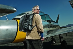 Pelican backpacks, photographed at Pittsfield Airport