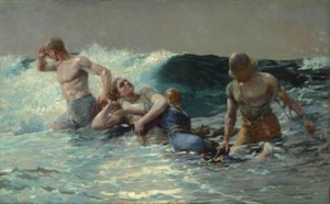 Winslow Homer (American, 1836?1910), Undertow, 1886. Oil on canvas, 29 13/16 x 47 5/8 in. (75.7 x 121 cm). Sterling and Francine Clark Art Institute, Williamstown, Massachusetts, 1955.4
