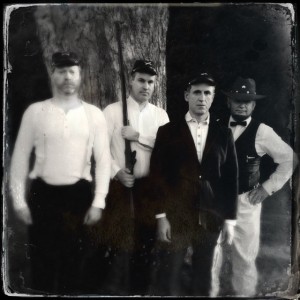 Housatonic resident Dan Karp took this tintype photo of several of the Egremont men during one of their character meetings.