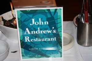 JOHN ANDREWS TABLE