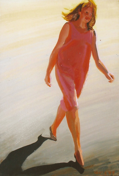 'Red Dress Crossing' by William Clutz
