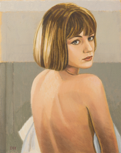 Duncan Hannah, 'Shy Venus,' 2014, oil on canvas, 20 x 16 inches