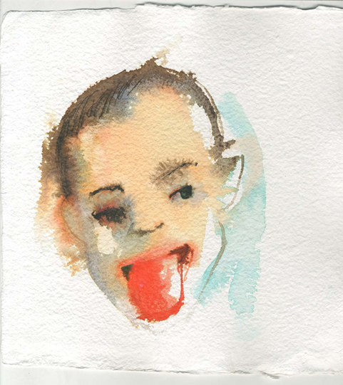 Steve Locke, No. 2 from 100 Watercolors, 2014. Courtesy of the artist and Samsøn