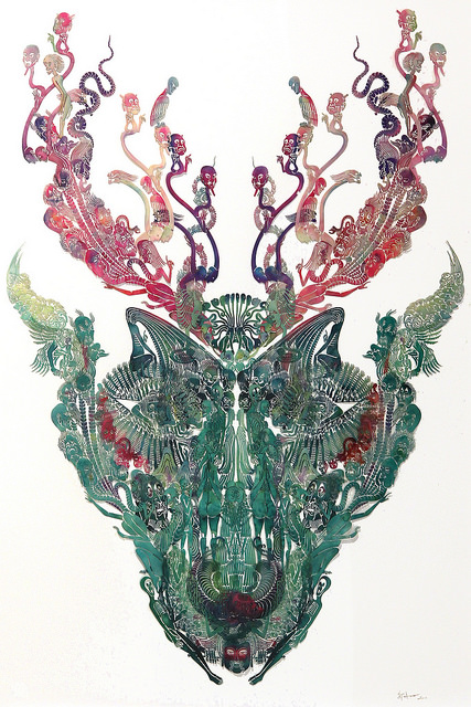Wu Jian’an, Man-Deer, 2013. Courtesy the artist and Chambers Fine Art.