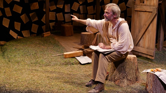 David Adkins as Thoreau (photo Michael J  Riha)