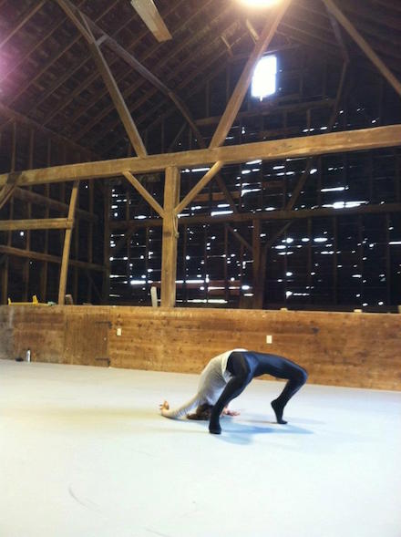 Parsons Dance in the barn at PS21