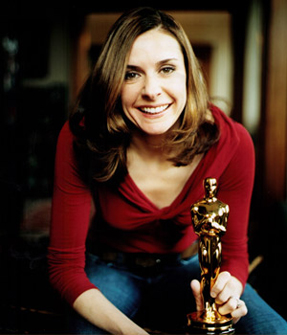 Berkshire filmmaker Cynthia Wade with her Oscar for the original 'Freehold' documentary