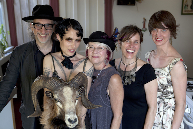Dust Bowl Faeries with producer Seth Rogovoy (photo Noah Fowler)