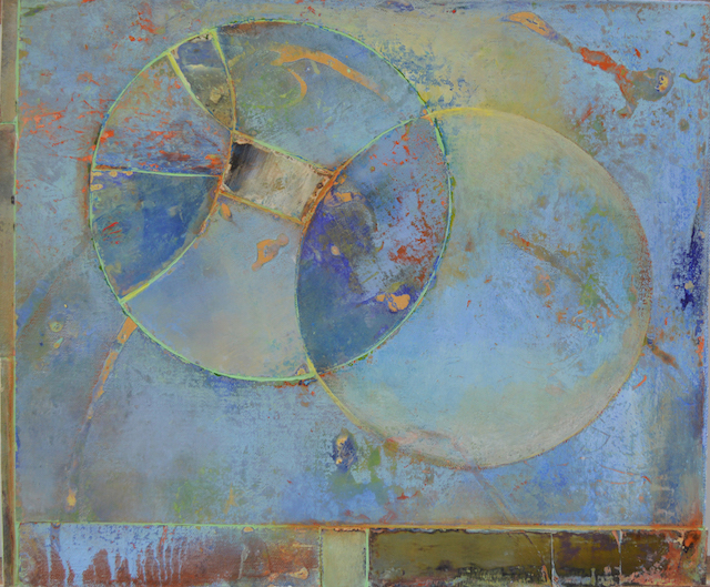 Joe Goodwin, 'Vesica Pisces,' acrylic on canvas on panel, 2015