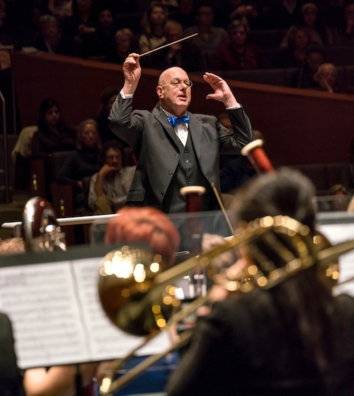 Leon Botstein conducts The Orchestra Now (photo Matt Dine)