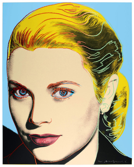 Grace Kelly, 1984. Andy Warhol. ©2016 The Andy Warhol Foundation for the Visual Arts, Inc. / Artists Rights Society (ARS), New York. Private Collection. Use of the image of Princess Grace of Monaco with permission of the Princess Grace Foundation-USA, which supports emerging artists in theater, dance, and film; www.pgfusa.org.