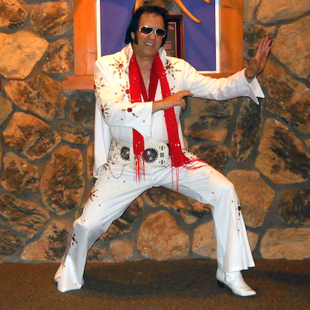 Elvis impersonator Joe Borelli